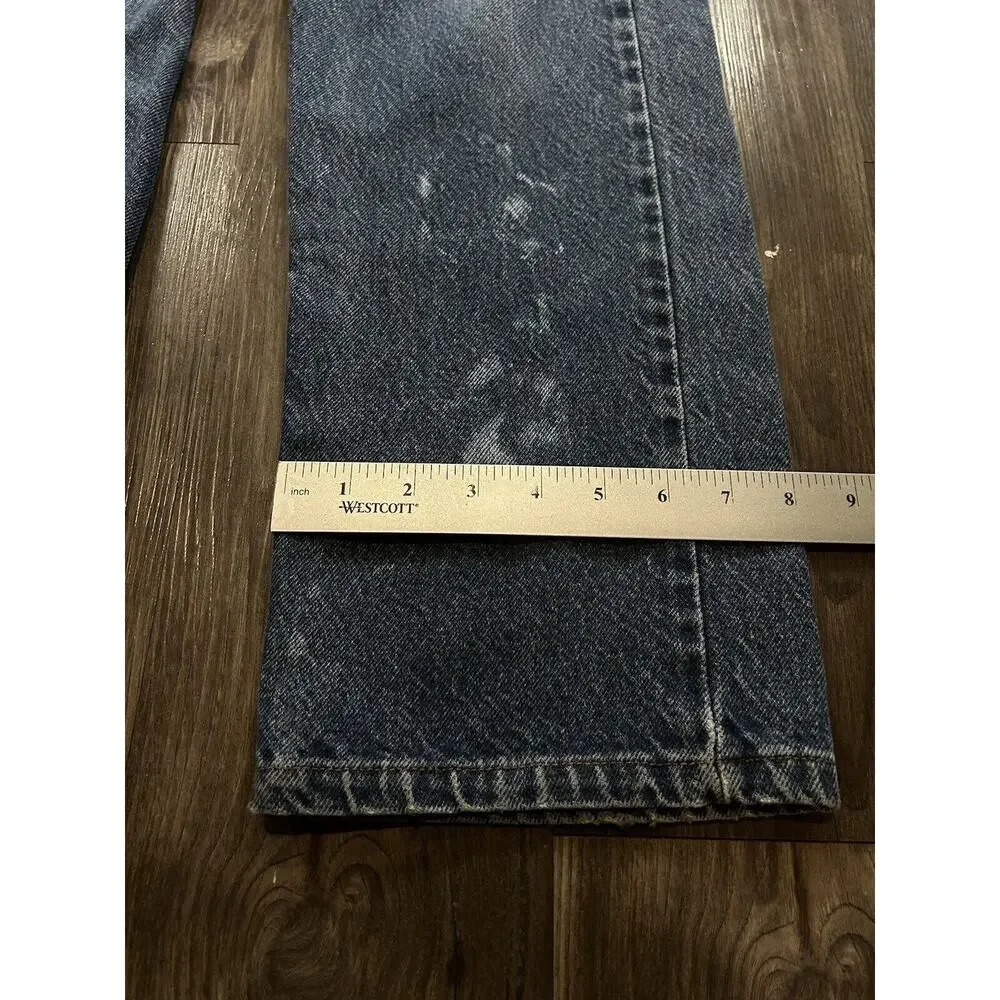 Levi's 505‎ Jeans Mens 33x32 Blue Straight Leg Regular Fit Med Wash Denim Pants